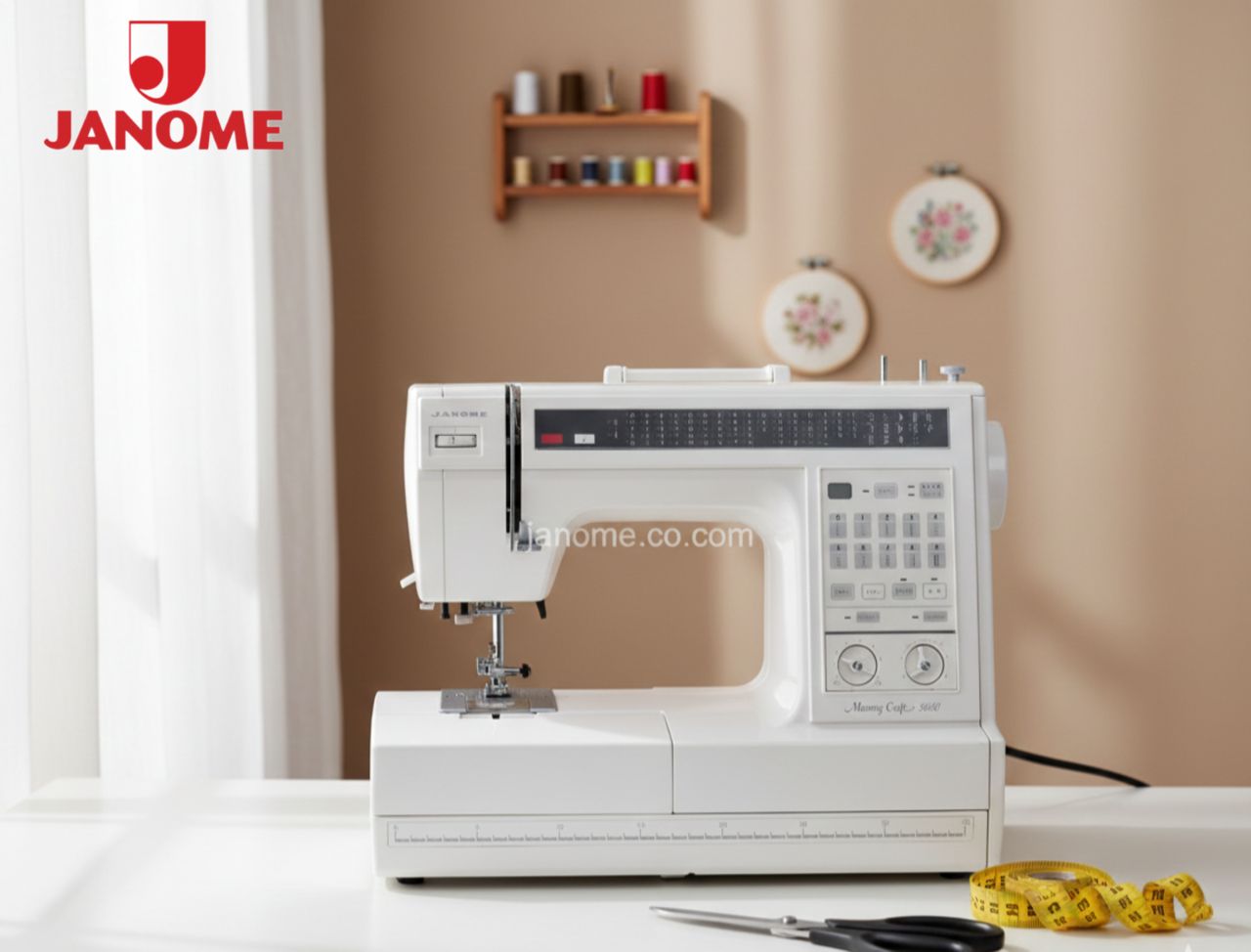 چرخ خیاطی و گلدوزی ژانومه استوک ژاپن مدل 5600